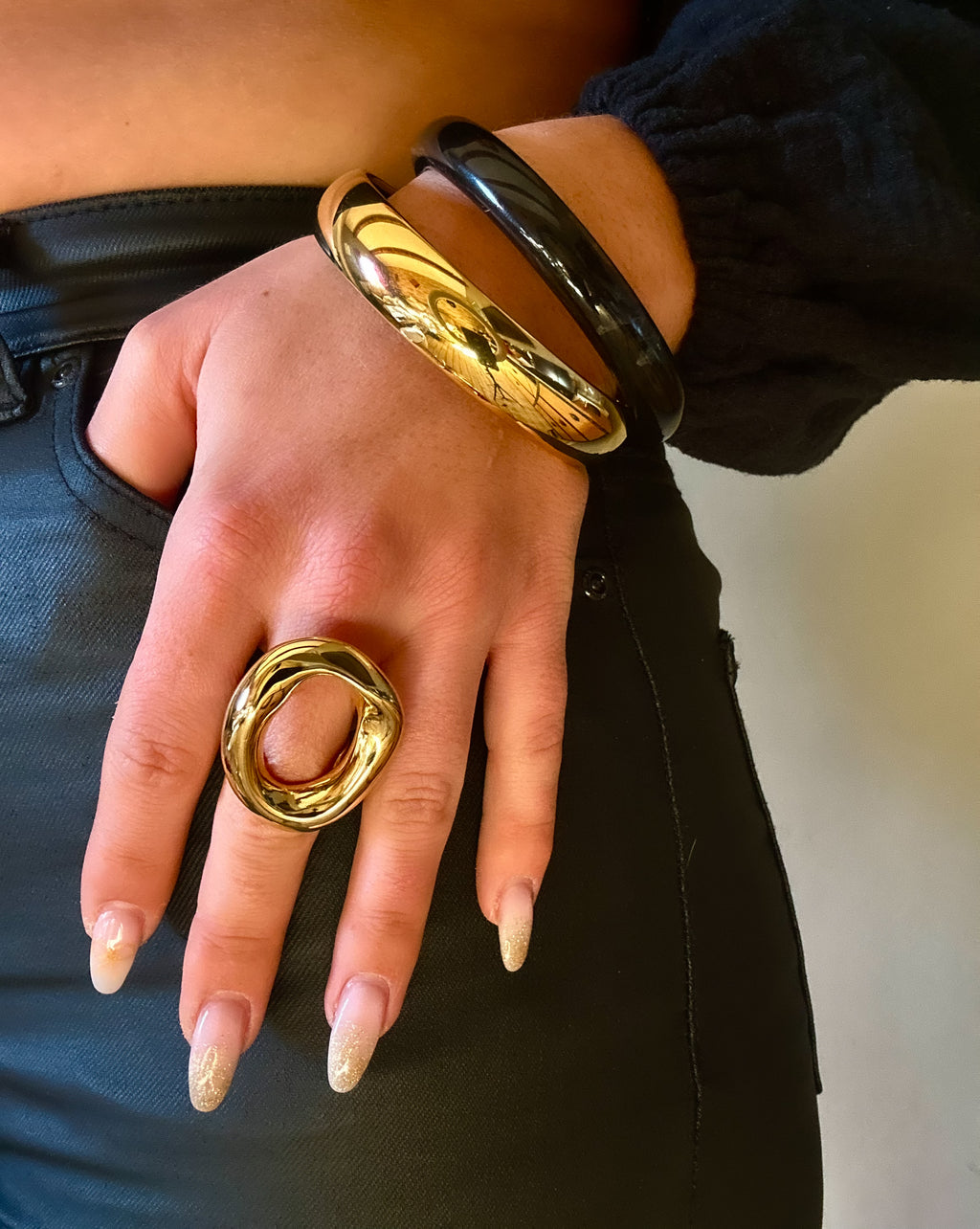 Bague acier inoxydable ronde