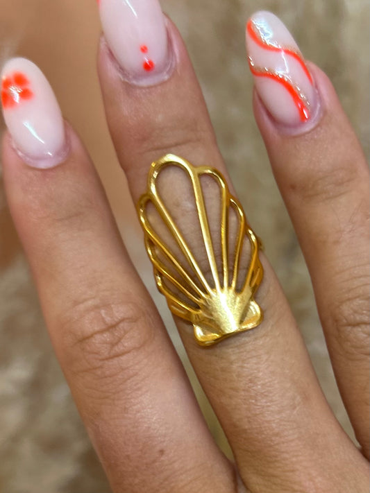 Bague coquillages