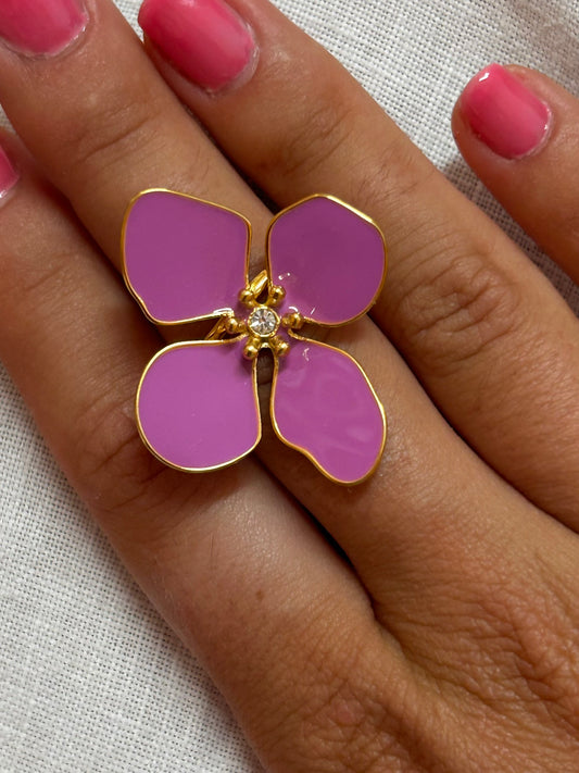 Bague fleur