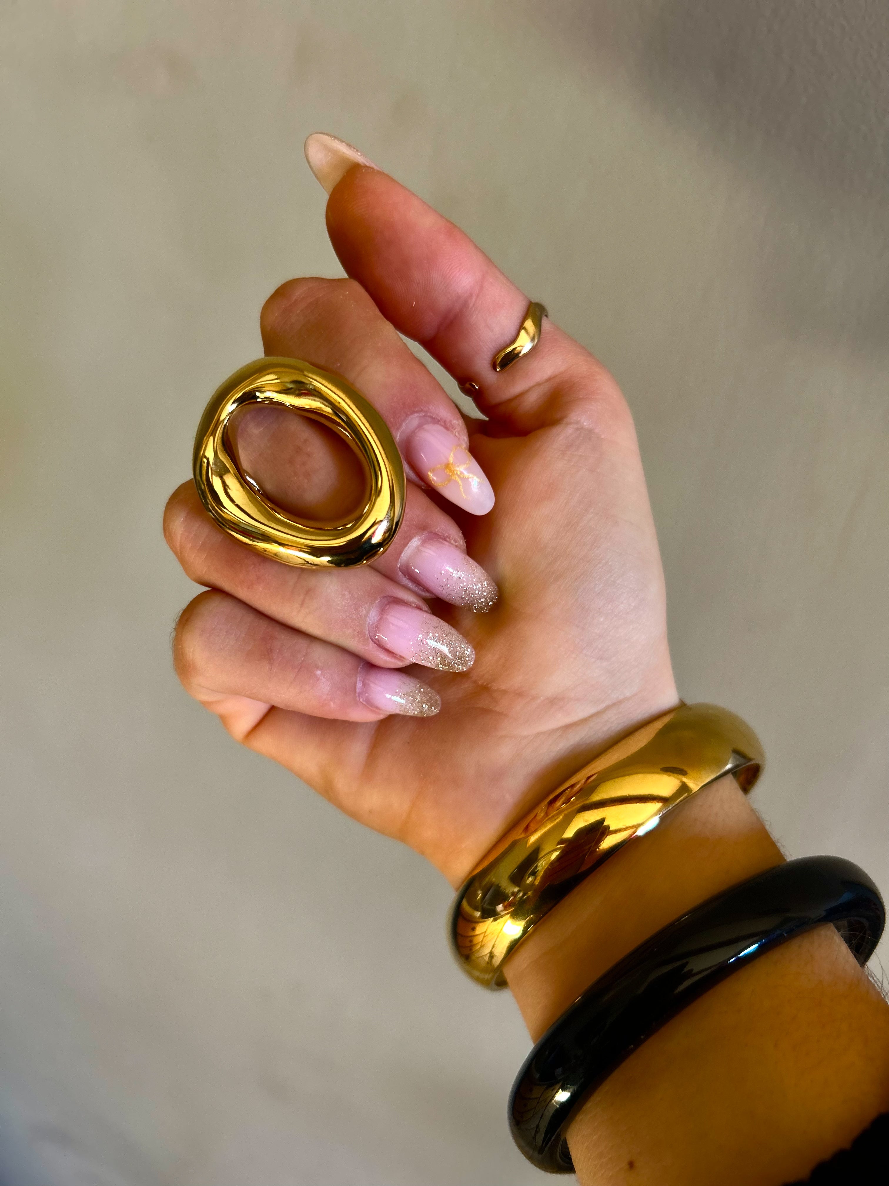 Bague acier inoxydable ronde